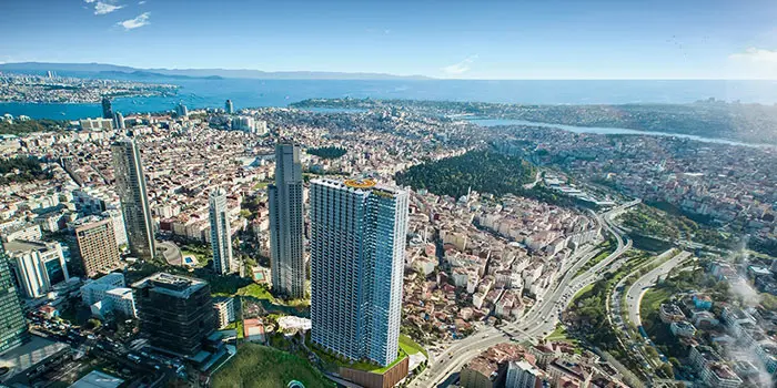 آپارتمان های آماده تحویل در شهر استانبول با ویوی تنگه بسفر image