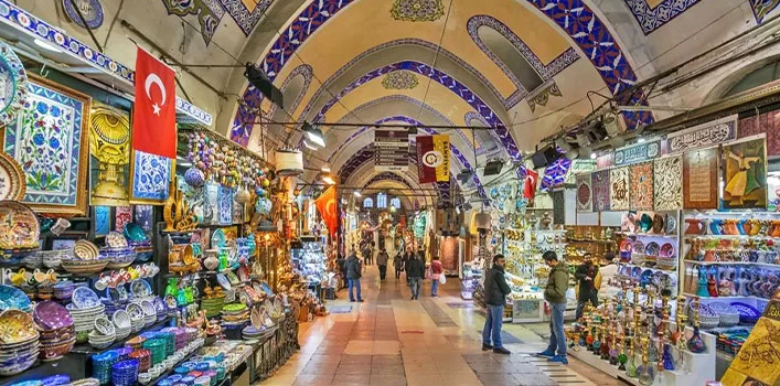 The Grand Bazaar is one of the most visited and shopping places in Istanbul