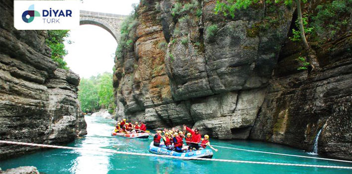 Koprulu Canyon is a wonderful place for rafting enthusiasts.